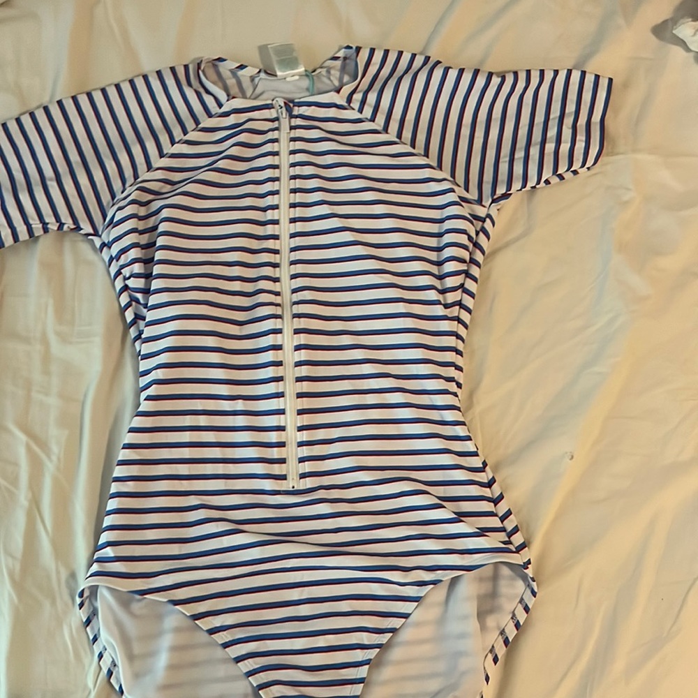 red white and blue one piece